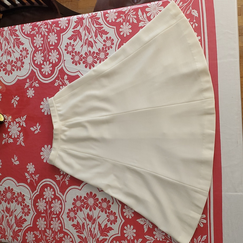 Vintage White A-line Skirt - Picture 6 of 9